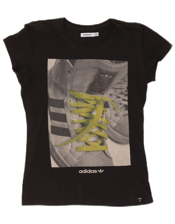 Adidas Camiseta gráfica para mujer Top EU 36 Small Black
