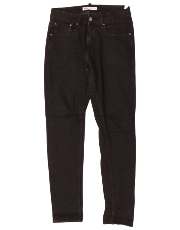 Zara Jeans ajustados para hombre EU 38 Small W30 L31 Algodón negro