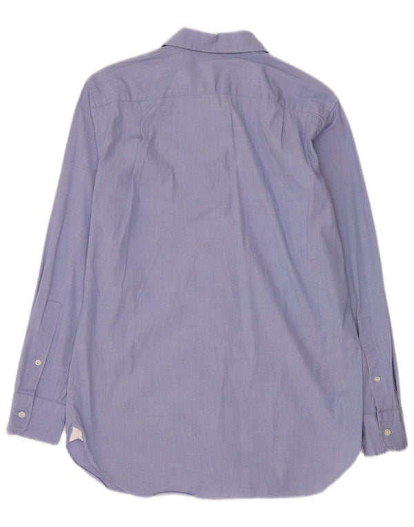 J. Crew Camisa larga extragrande para mujer US 2 XS Algodón azul