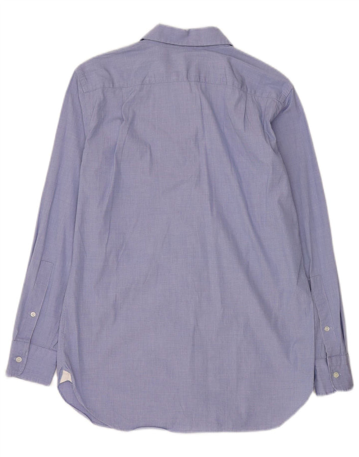 J. Crew Camisa larga extragrande para mujer US 2 XS Algodón azul