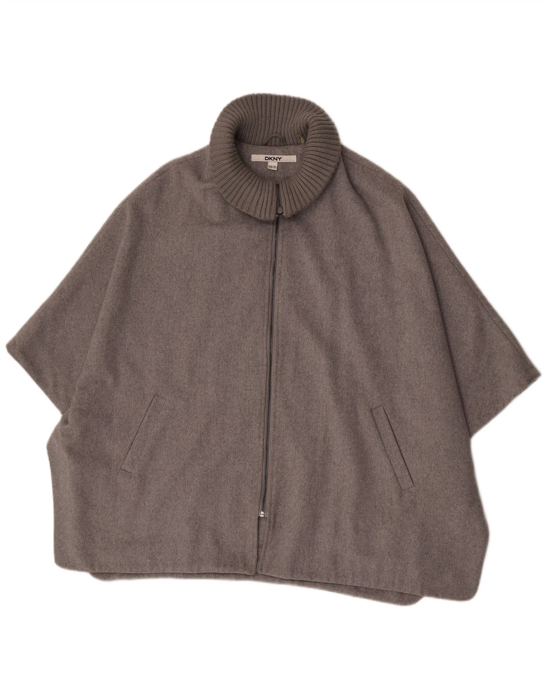 Dkny Capa para mujer UK 6 XS Lana gris