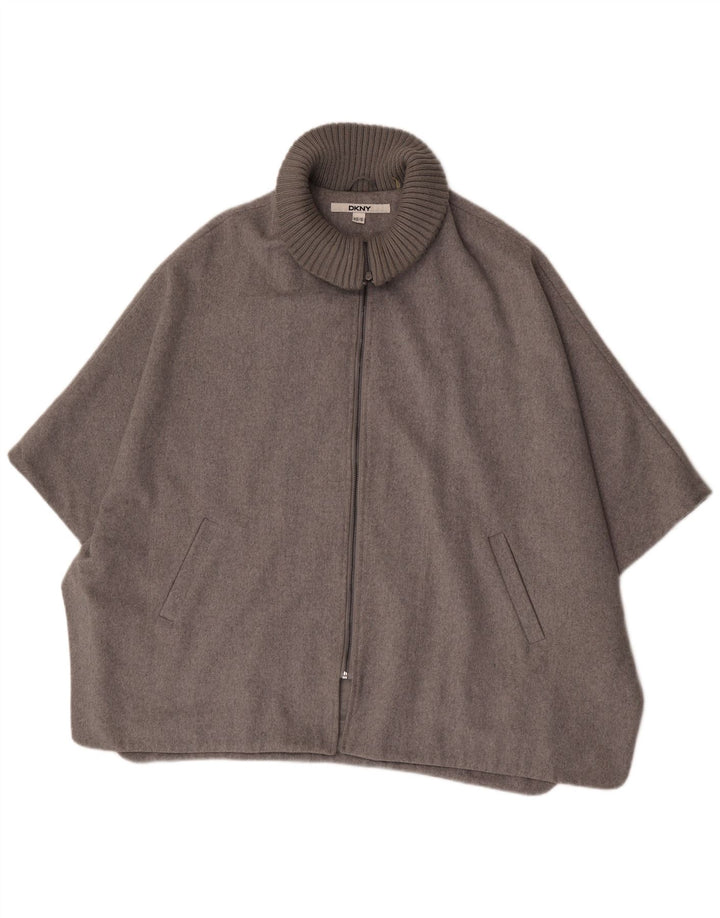 Dkny Capa para mujer UK 6 XS Lana gris