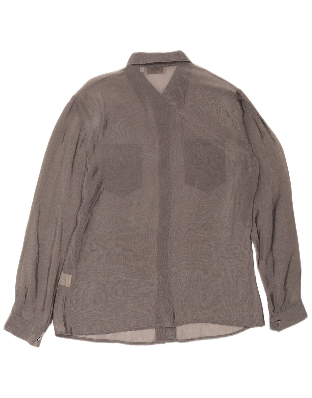 Camisa Preca Mujer Transparente IT 44 Poliamida Gris Medio