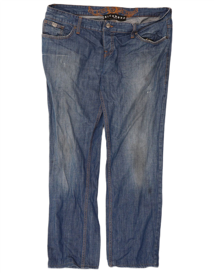 Vaqueros Rectos Richmond Mujer W40 L30 Azul