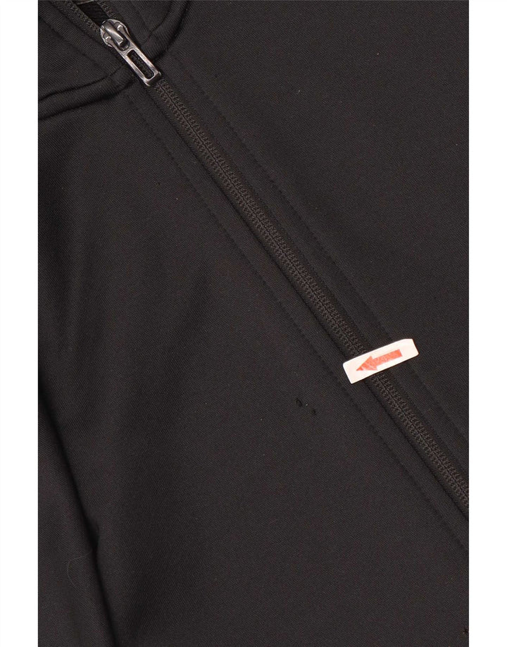 Adidas Sudadera con capucha y cremallera para hombre 2XL Poliéster negro