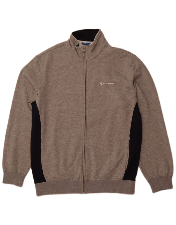 CHAMPION Chaqueta de chándal para hombre 2XL Gris Colorblock Algodón