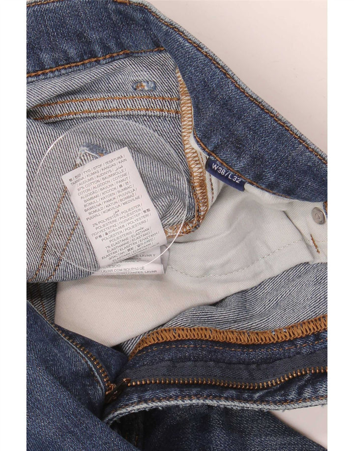 Gant Vaqueros Rectos Para Hombre W38 L32 Algodón Azul