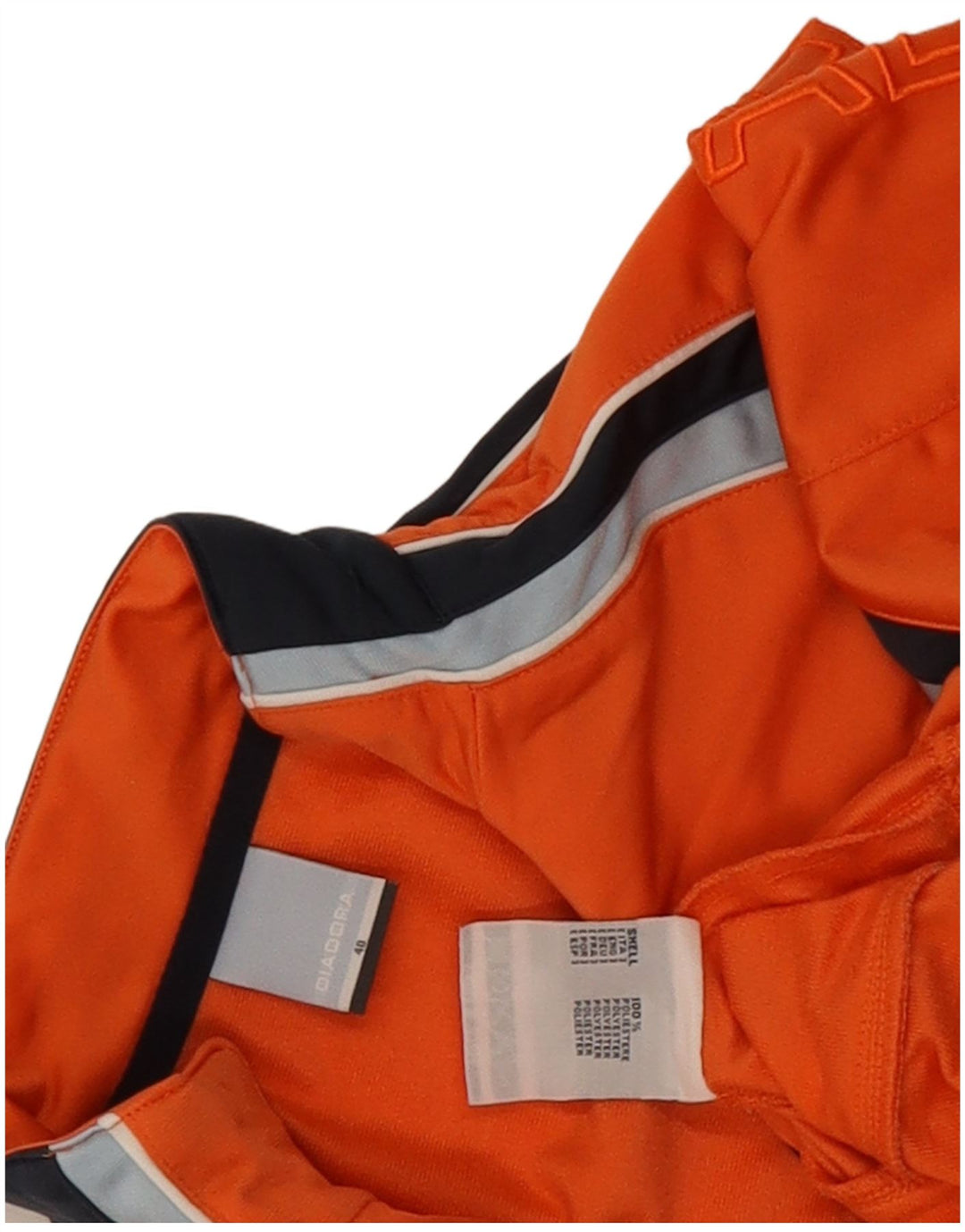 Diadora Chaqueta de chándal para niño 12-13 años Naranja Colorblock Poliéster