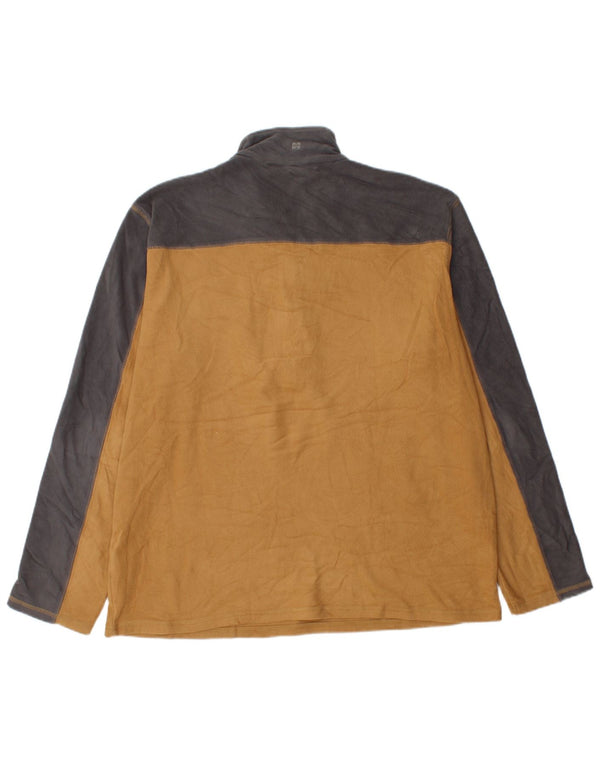Jersey de forro polar con cremallera y cuello para hombre de Mountain Warehouse Large color naranja