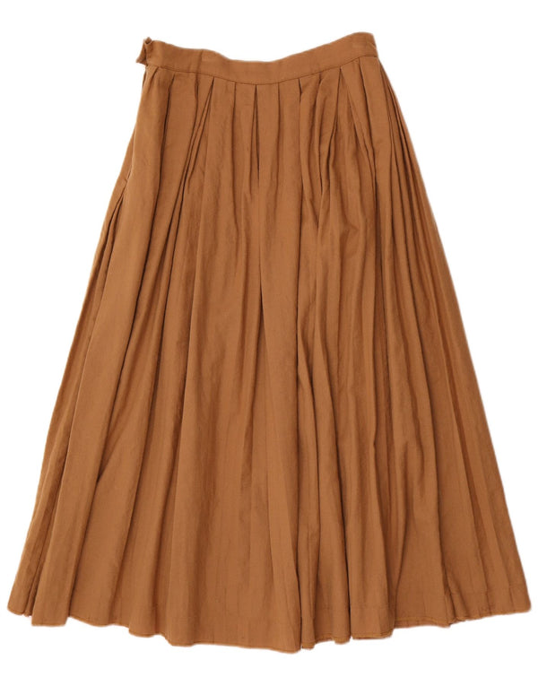 Marella Falda acampanada de cintura alta para mujer UK 12 Medium W26 Marrón
