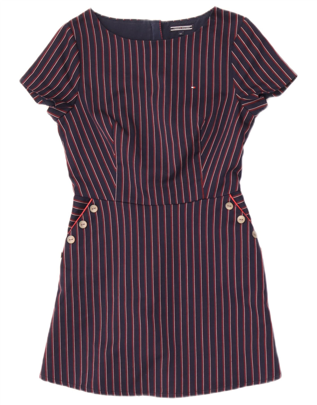 Tommy Hilfiger Vestido Básico Niña 14-15 Años Azul Marino Rayas