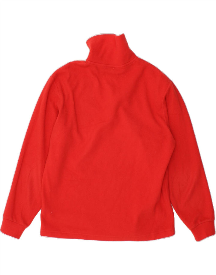 INVICTA Womens Zip Neck Fleece Jumper UK 10 Small Red Polyester Vintage Invicta and Second-Hand Invicta from Messina Hembry 