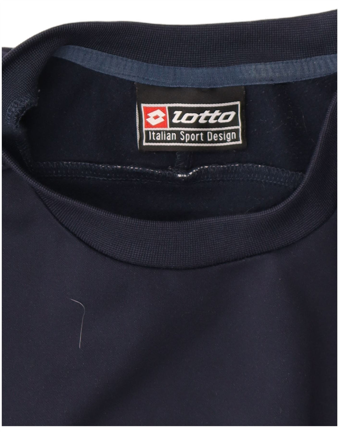LOTTO Hombre Sudadera Gráfica Jersey Medium Azul Marino