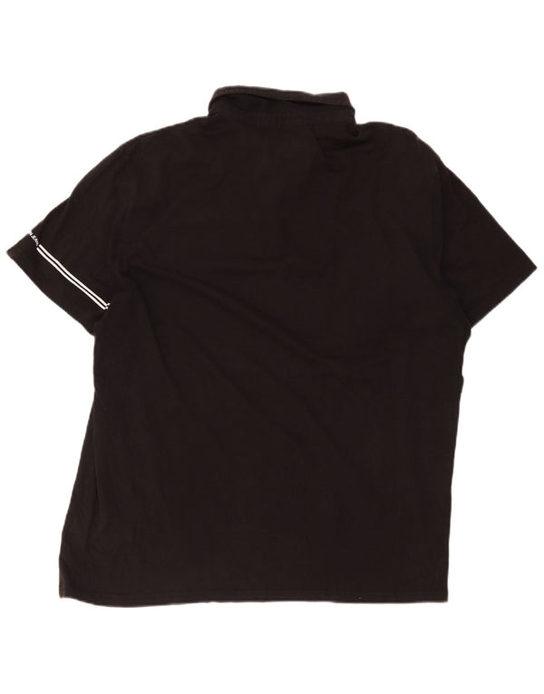 Calvin Klein Jeans Polo para hombre 2XL Algodón negro