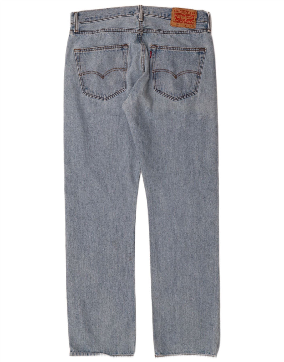 Levi's Hombre 501 Vaqueros Rectos W33 L32 Algodón Azul