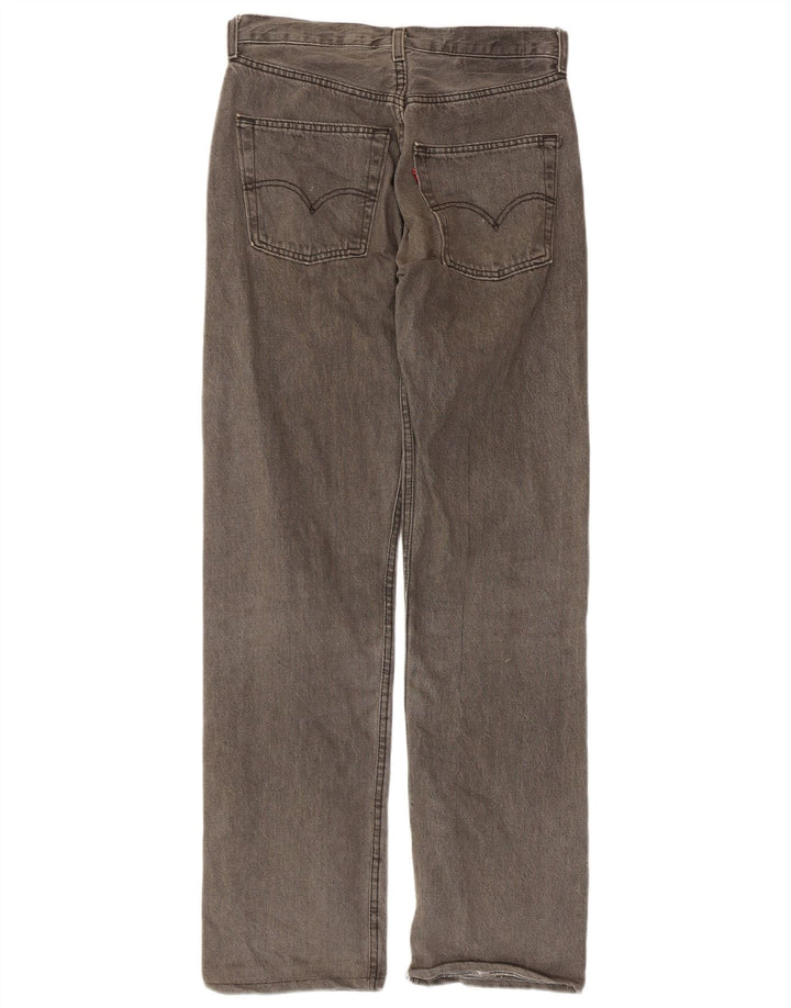 Vaqueros rectos Levi's para hombre W30 L34 Algodón gris