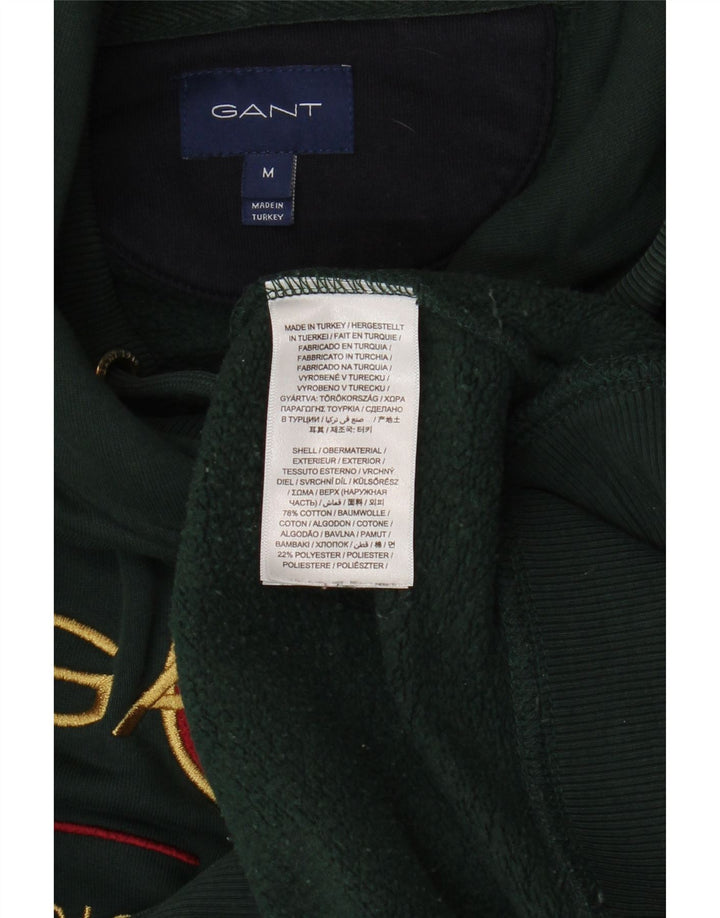 GANT Jersey con capucha gráfica de algodón verde medio |