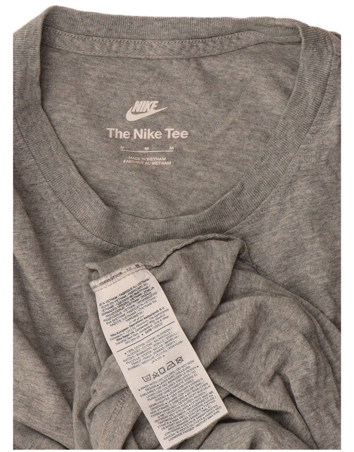 Nike Camiseta para mujer Top UK 44 Algodón gris medio