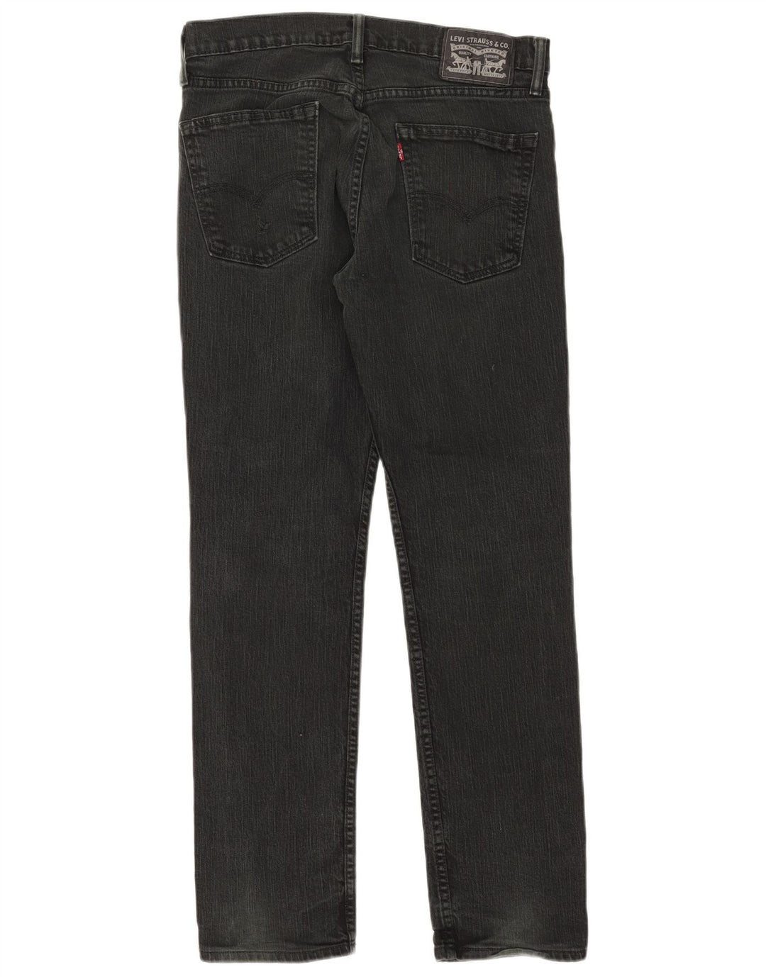Vaqueros Levi's Mujer Rectos W32 L30 Algodón Negro