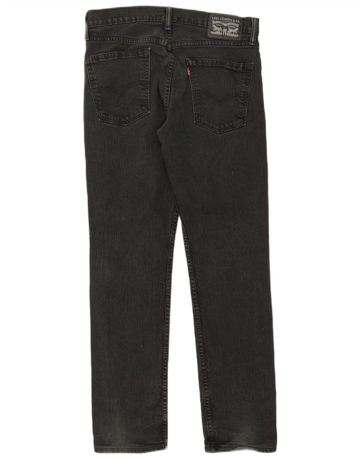 Vaqueros Levi's Mujer Rectos W32 L30 Algodón Negro