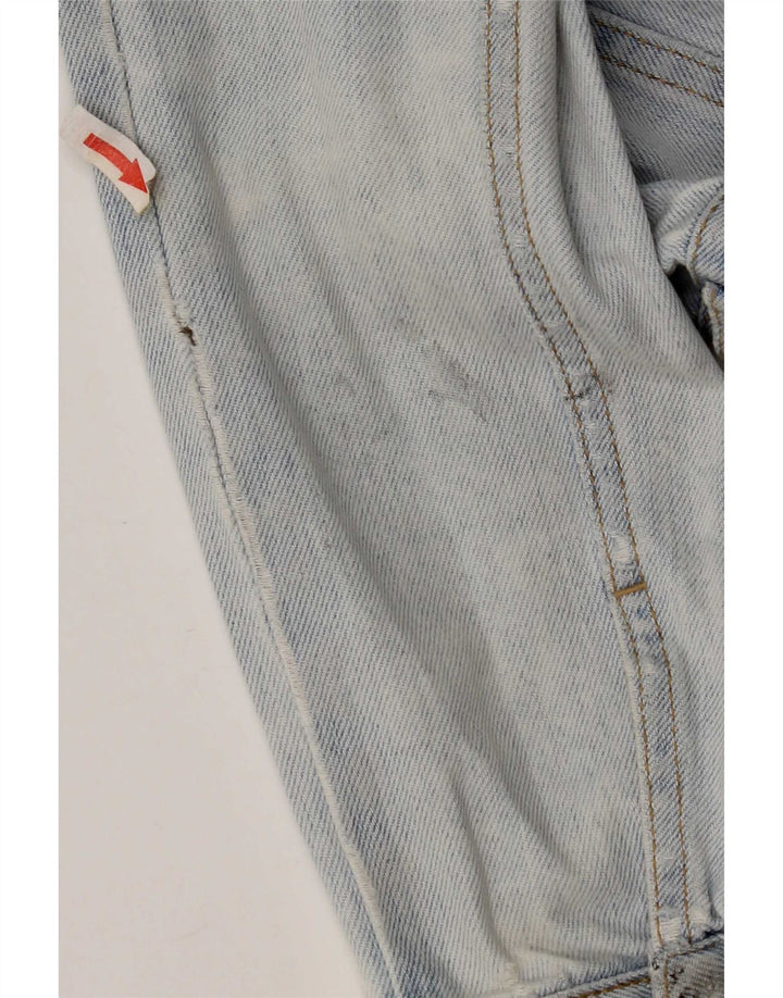 Topshop Chaqueta vaquera para mujer UK 10 Small Blue Cotton