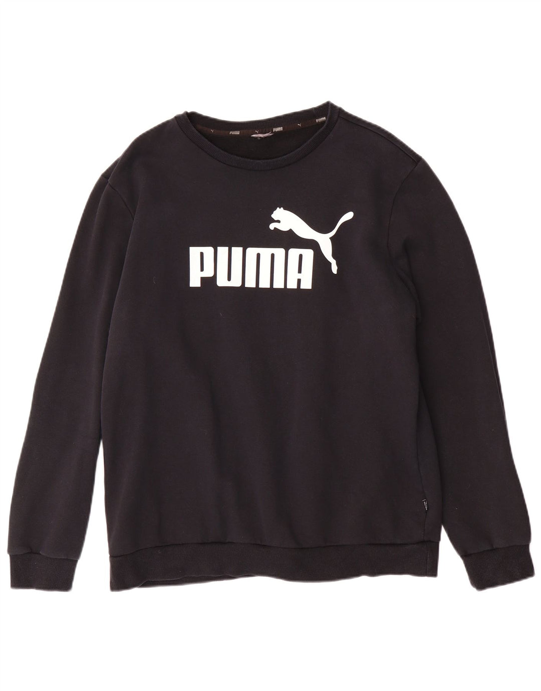 Puma Hombre Graphic Sudadera Jumper Grande Negro