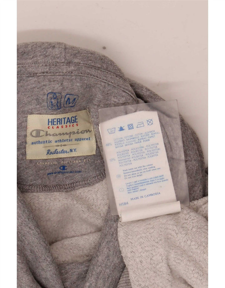 Champion Heritage Classics - Sudadera para mujer, talla 40, color gris medio