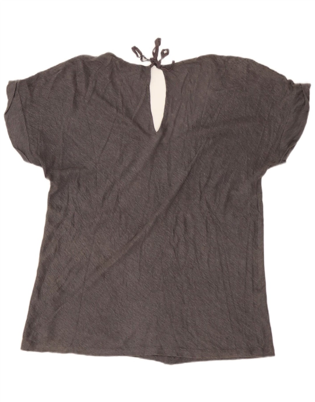 Massimo Dutti Blusa Mujer Top UK 46 Large Gris