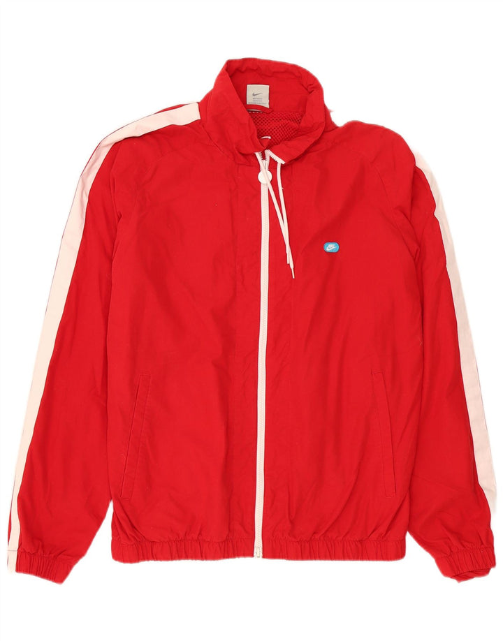 Nike - Chaqueta impermeable para hombre, talla 42/44, color rojo grande