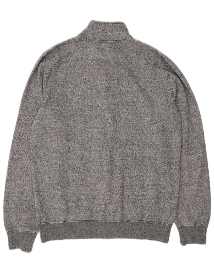 Champion Chaqueta de chándal para hombre de algodón moteado gris medio
