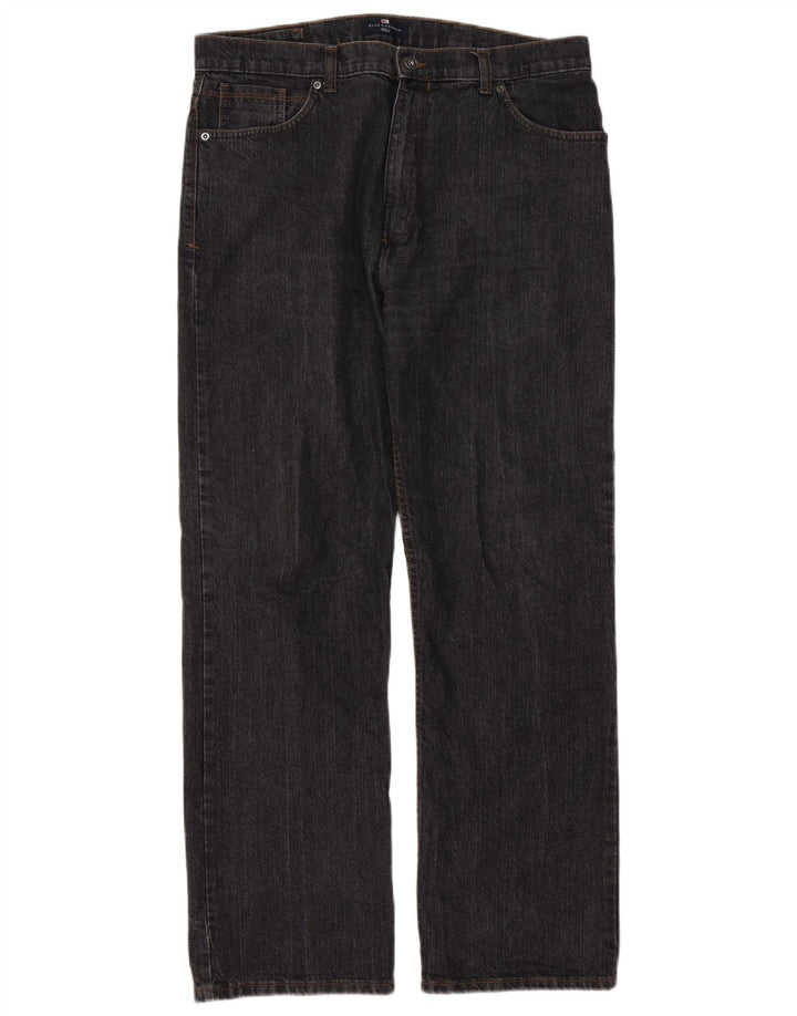 Marks & Spencer Vaqueros rectos rectos Blue Harbor para hombre W38 L31 Gris