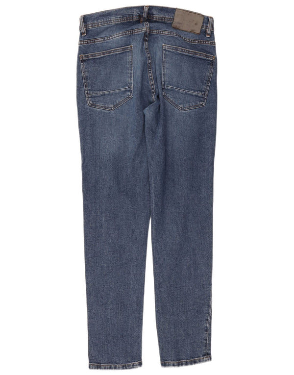 Zara Mens Slim Jeans EU 44 Grande W34 L30 Algodón Azul
