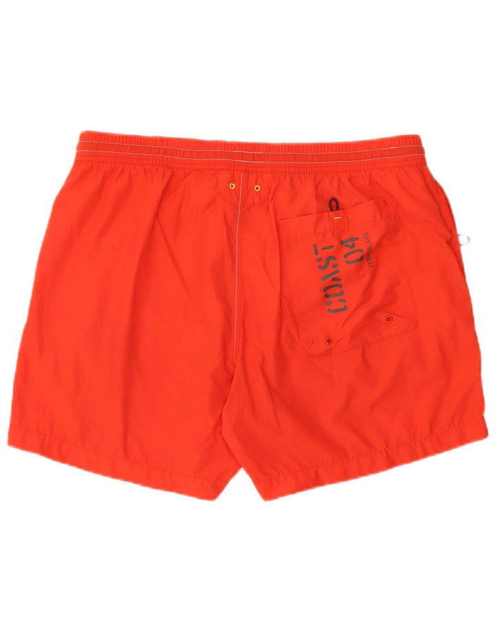 Timberland Bañador con gráfico para hombre, talla grande, color naranja