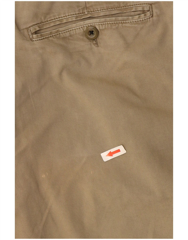 Fred Perry Pantalones cortos chinos para hombre IT 48 Medium W32 Algodón caqui