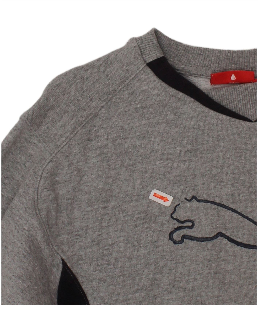 NIKE Sudadera gráfica para niños 9-10 años Gris Colorblock Algodón