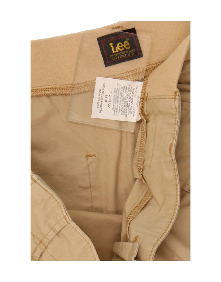LEE Womens Cargo Shorts US 16 2XL W36  Beige Cotton Vintage Lee and Second-Hand Lee from Messina Hembry 