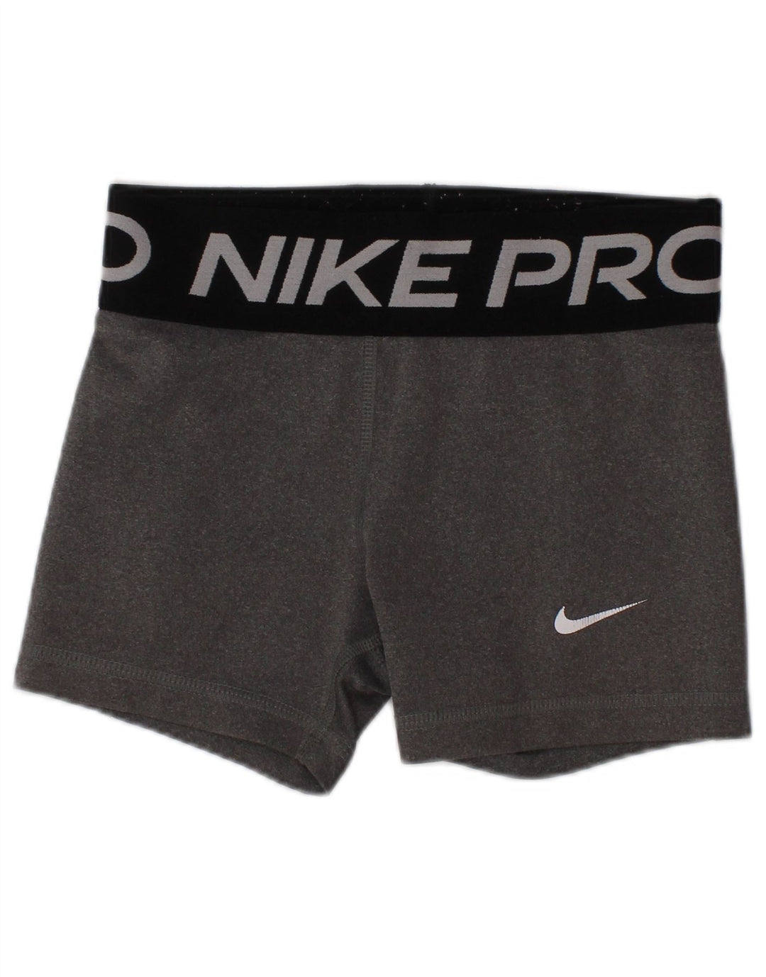 NIKE Pantalones cortos deportivos Dri Fit Graphic para niñas 6-7 años XS Gris Poliéster