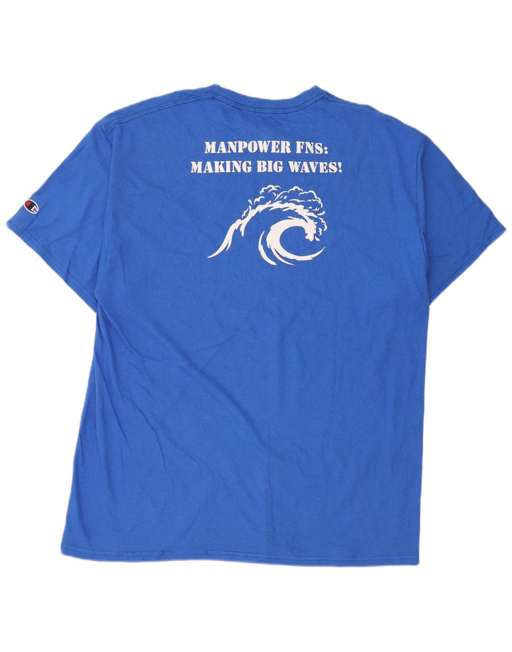 Champion Camiseta Gráfica para Hombre Top Grande Azul