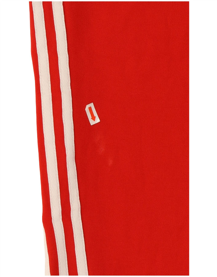 Adidas Hombre Chándal Pantalones Joggers Grande Rojo Poliéster