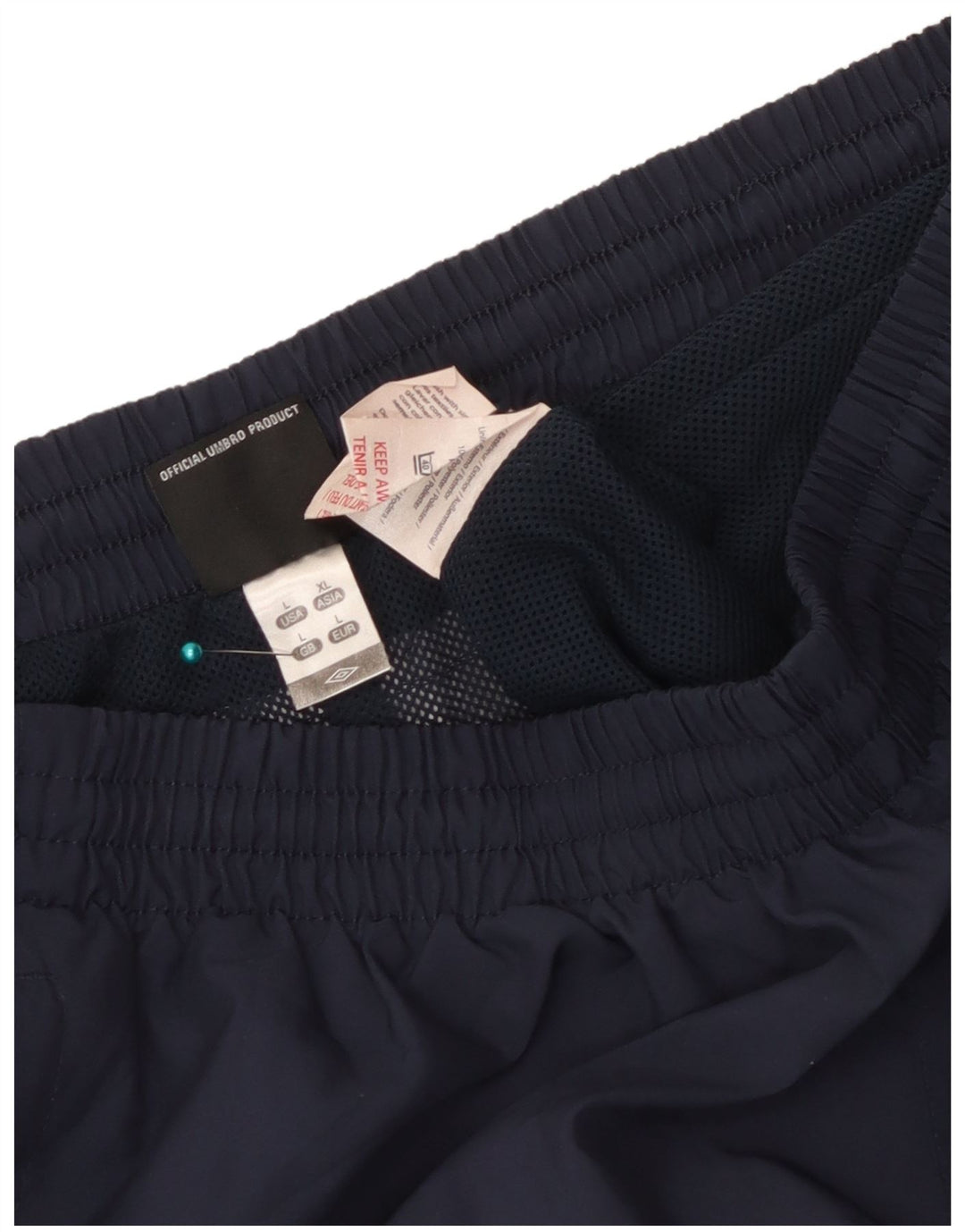 Umbro Hombre Pantalones De Chándal Grande Azul Marino Colorblock Poliéster