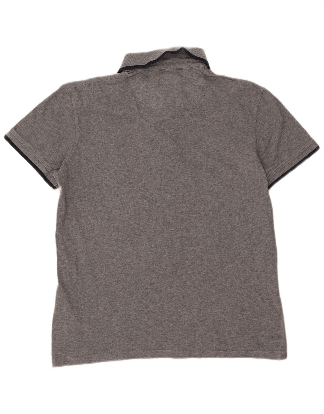 Bikkembergs Polo Hombre Grande Gris Algodón