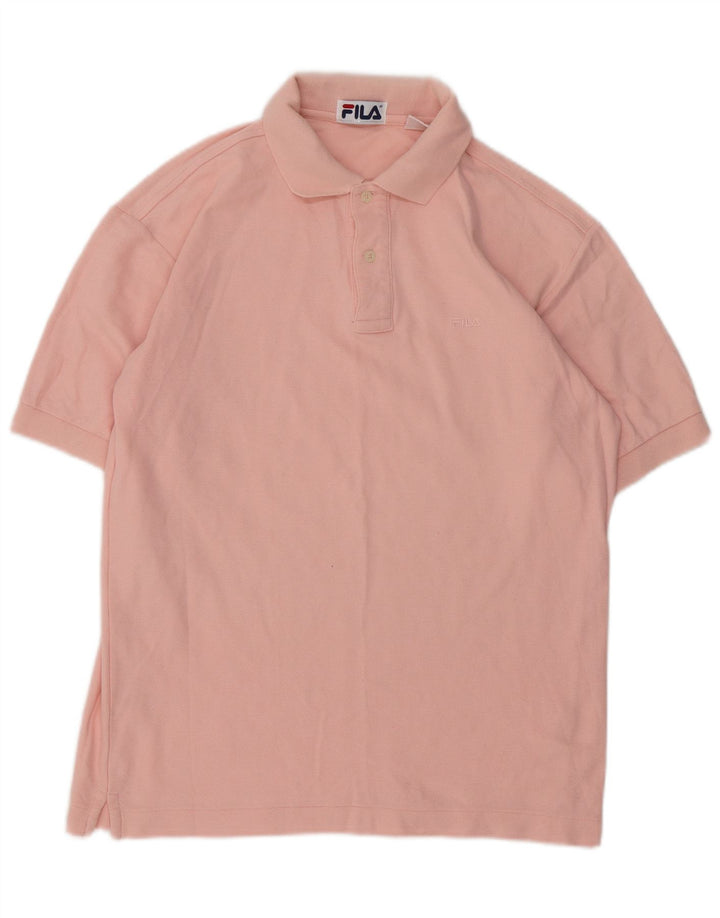 Polo Fila Hombre IT 48 Algodón Rosa Medio