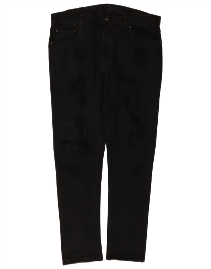 Levi's Vaqueros Slim Desgastados Mujer W38 L30 Negro