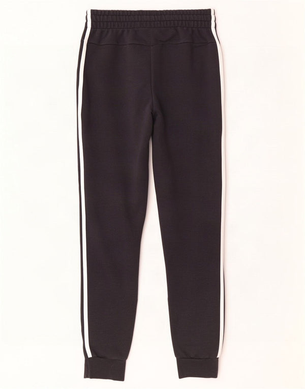 Adidas Pantalones de chándal para mujer Joggers UK 8/10 Small Black Cotton