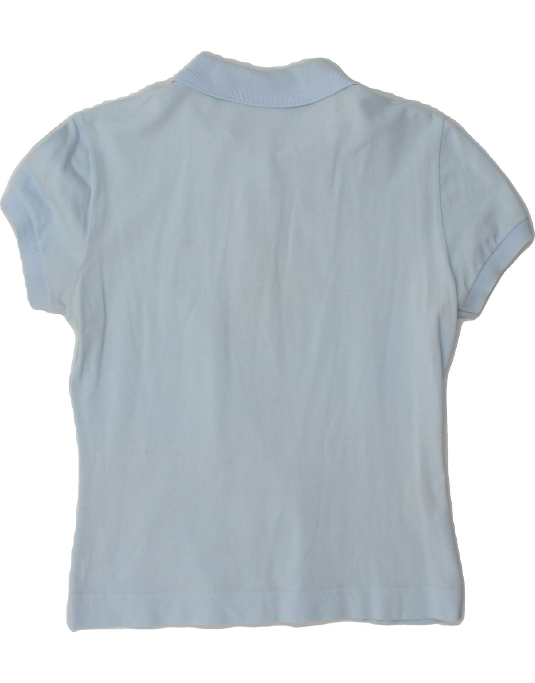 LACOSTE Womens Polo Shirt Size 44 Large Blue Cotton Vintage Lacoste and Second-Hand Lacoste from Messina Hembry 
