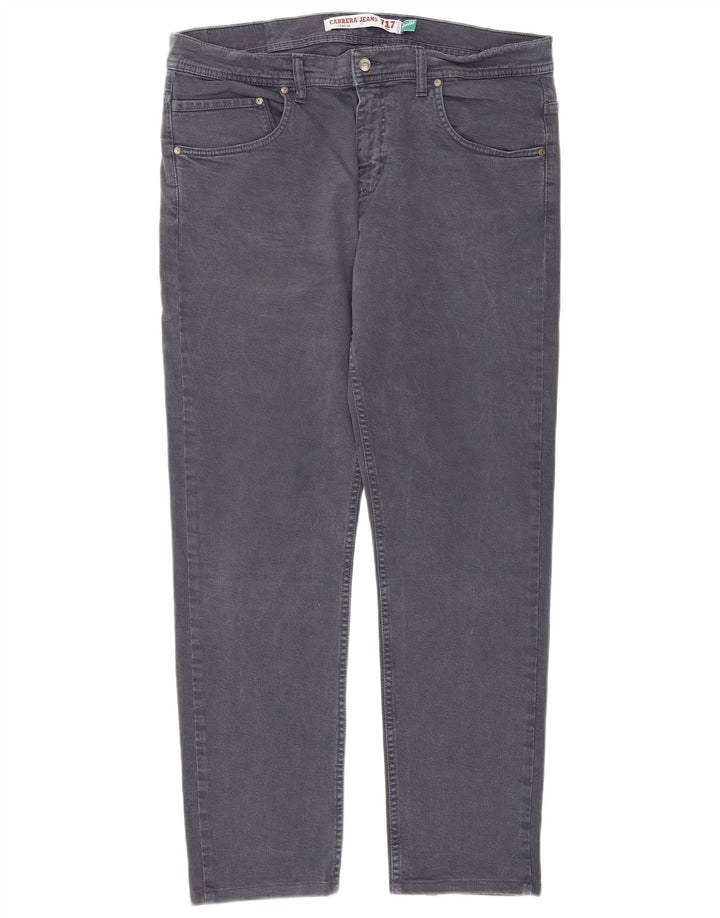 Carrera Mens 717 Slim Jeans W36 L30 Gris Algodón