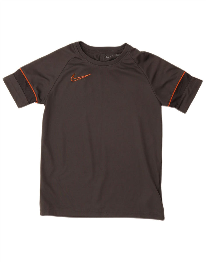 Nike Camiseta Dri Fit para niños 10-11 años Poliéster gris medio