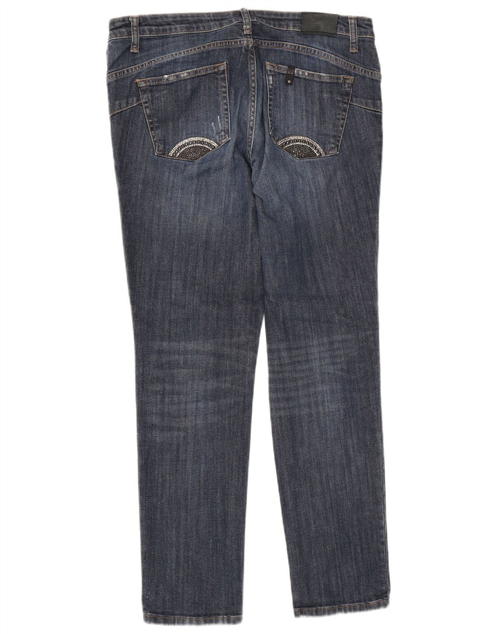 Jeans Ajustados Desgastados Mujer Liu Jo W31 L28 Algodón Azul