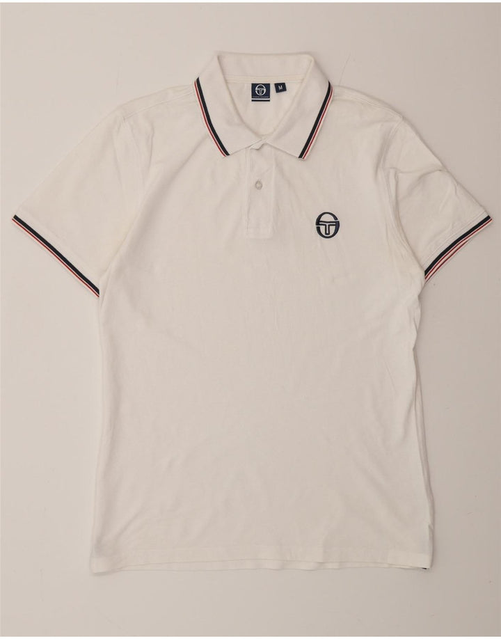 SERGIO TACCHINI Polo Hombre Algodón Blanco Medio