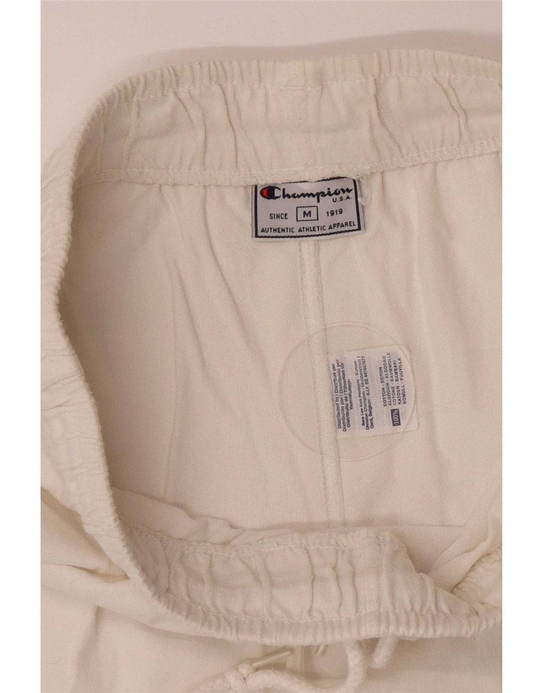 Champion Pantalones de chándal para mujer UK 12 Medium White Cotton
